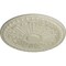 Ekena Millwork Raymond Ceiling Medallion (Fits Canopies up to 5 3/8"), Hand-Painted Clear Yellow, 18"OD x 1 1/4"P CM18RA2CYF - alternate 2